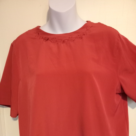 🛍️ BUNDLE ONLY 🛍️ Mauve Boxy Short Sleeve Blouse - Picture 3 of 7